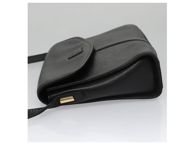 Autre Marque Borsa a Spalla Burberrys in Pelle Nera Auth yk16288 Nero - vista 4