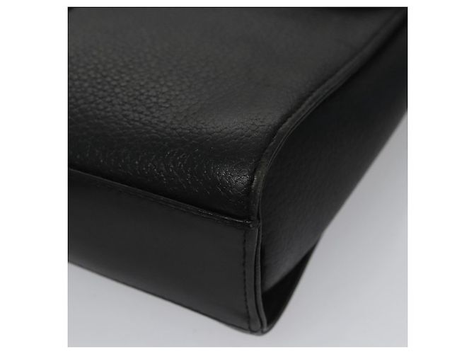 Autre Marque Borsa a Spalla Burberrys in Pelle Nera Auth yk16288 Nero - vista 9