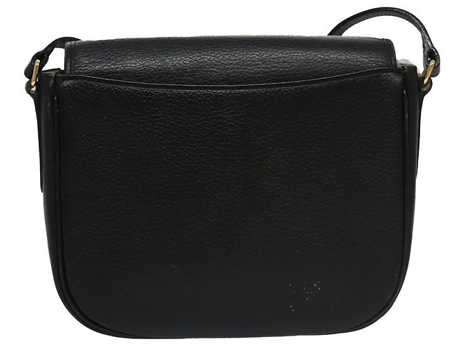 Autre Marque Borsa a spalla Burberrys in pelle nera Auth ep6980 Nero - vista 2