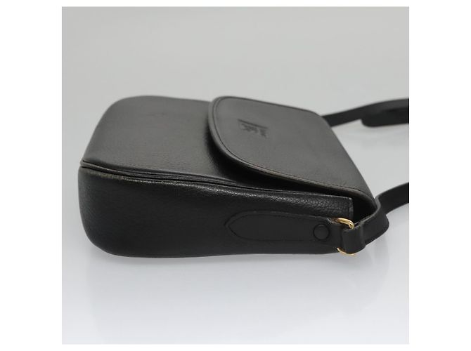 Autre Marque Borsa a spalla Burberrys in pelle nera Auth ep6980 Nero - vista 3
