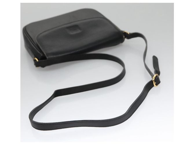 Autre Marque Borsa a spalla Burberrys in pelle nera Auth ep6980 Nero - vista 7