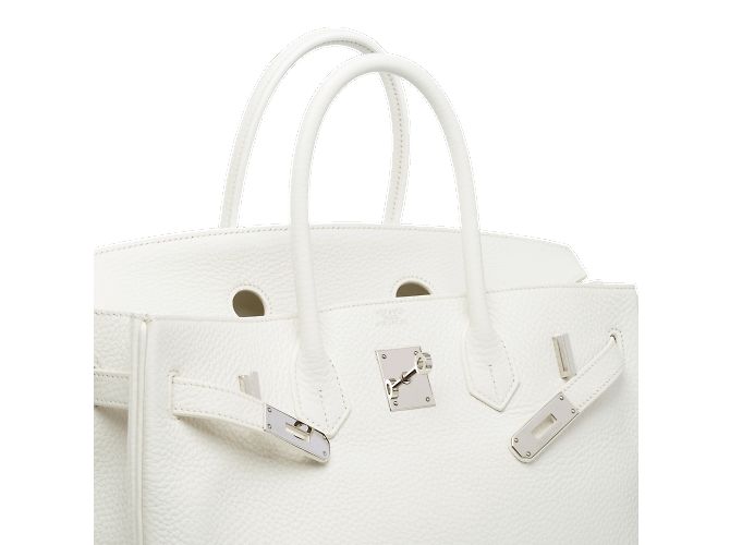 Hermès HERMES Birkin 35 Tasche aus Weißem Leder - 102293 - Ansicht 6