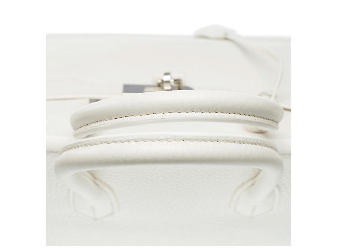 Hermès HERMES Birkin 35 Tasche aus Weißem Leder - 102293 - Ansicht 9