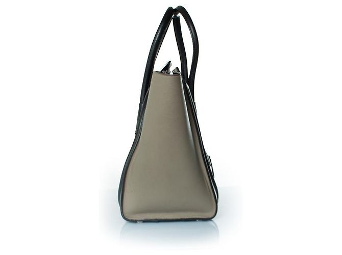 Luggage Céline Celine, Reisetasche aus dreifarbigen Leder Schwarz Orange - Ansicht 5