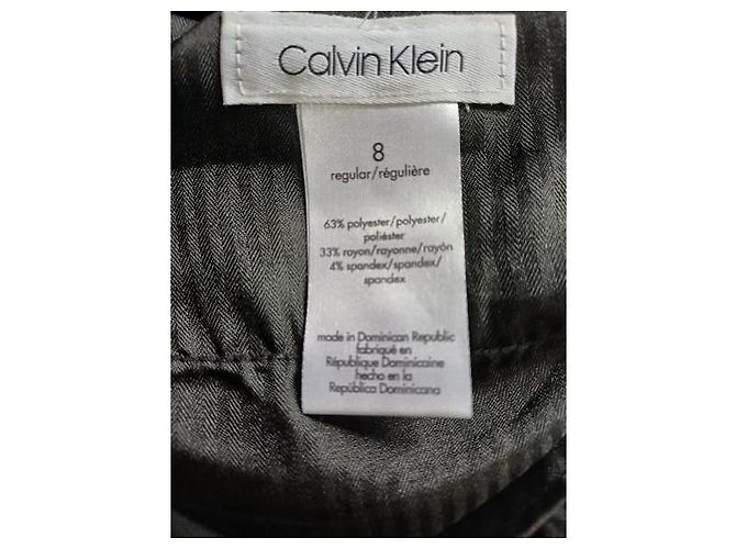 Pantalon élégant pour garçon Calvin Klein neuf avec étiquette Noir - vue 2
