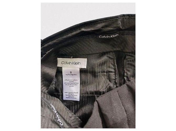 Pantalon élégant pour garçon Calvin Klein neuf avec étiquette Noir - vue 5