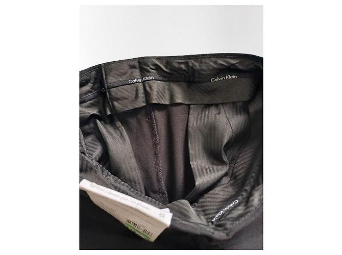 Pantalon élégant pour garçon Calvin Klein neuf avec étiquette Noir - vue 9