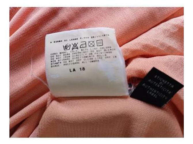 Wunderschönes Midi-Längen Cocktailkleid Versace Jeans Couture Größe S Koralle - Ansicht 10