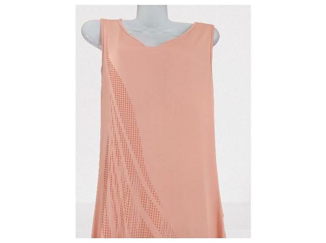 Wunderschönes Midi-Längen Cocktailkleid Versace Jeans Couture Größe S Koralle - Ansicht 14