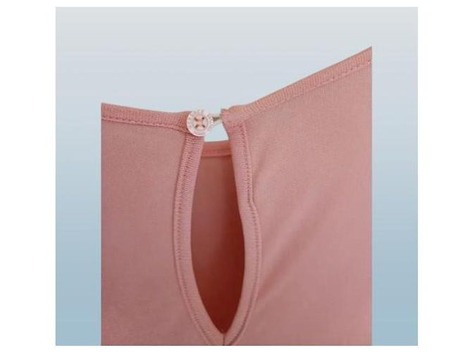 Wunderschönes Midi-Längen Cocktailkleid Versace Jeans Couture Größe S Koralle - Ansicht 6