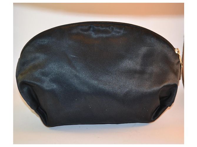 Pochette Moschino in satin nero - vista 4