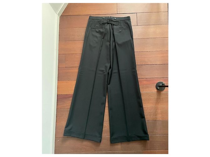 Ralph Lauren Pantalones anchos con detalles de esmoquin Negro - vista 4
