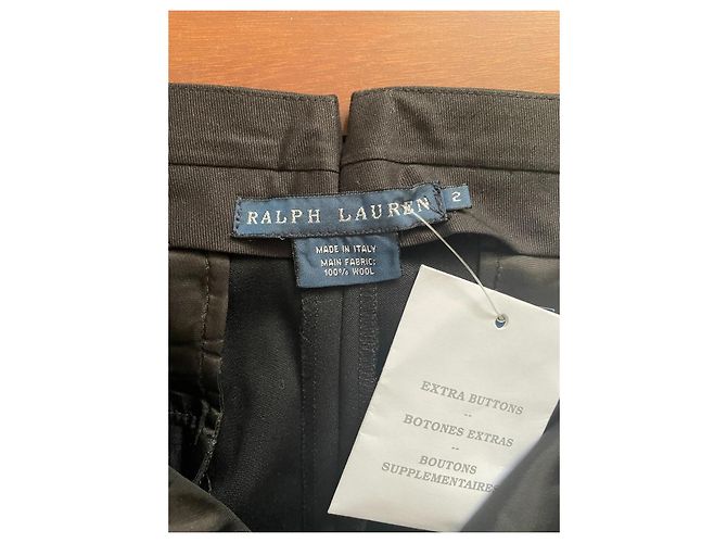 Ralph Lauren Pantalones anchos con detalles de esmoquin Negro - vista 6