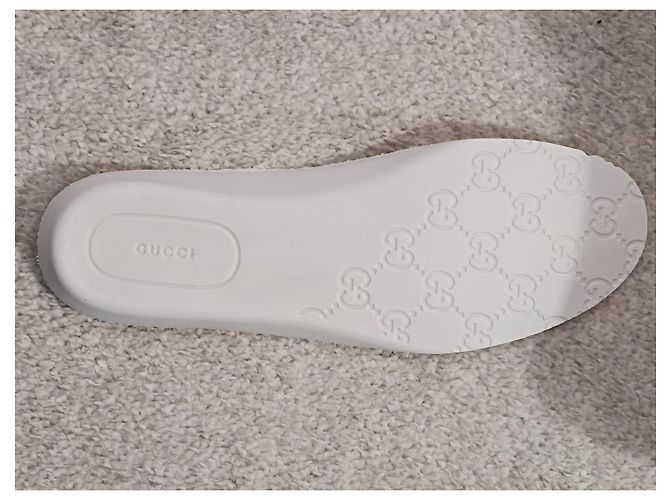 Baskets Gucci ChuckyB en cuir blanc taille 37 - vue 9