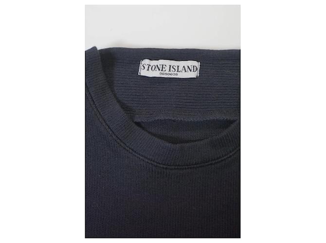 Pullover Stone Island Compass Blu - vista 3