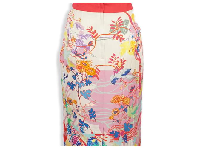 Dolce & Gabbana Falda larga de seda Dolce Gabbana Multicolor - vista 3