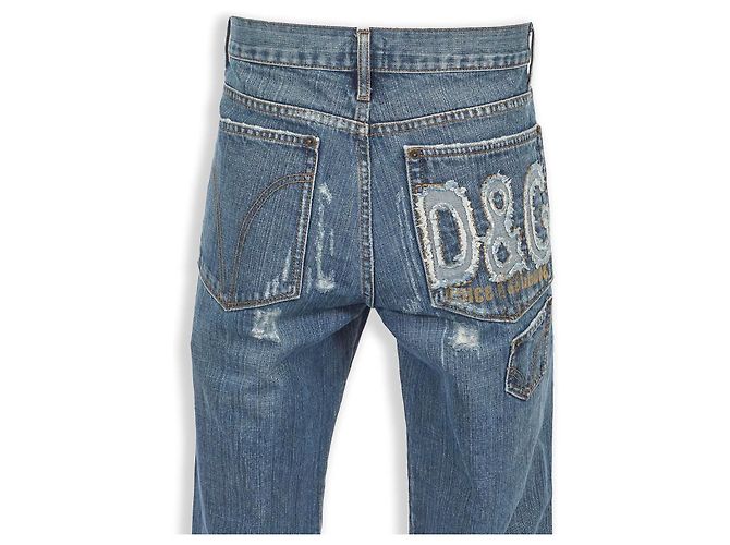 Dolce & Gabbana Dolce&Gabbana Jeans Gerade Vintage Größe IT 48 Blau - Ansicht 3