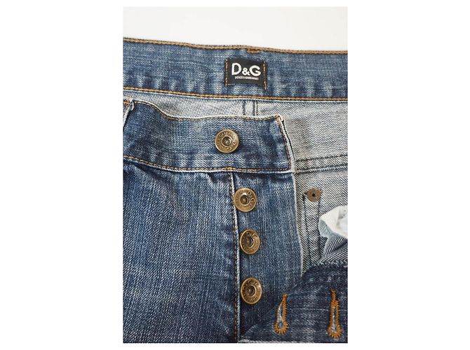 Dolce & Gabbana Dolce&Gabbana Jeans Gerade Vintage Größe IT 48 Blau - Ansicht 5