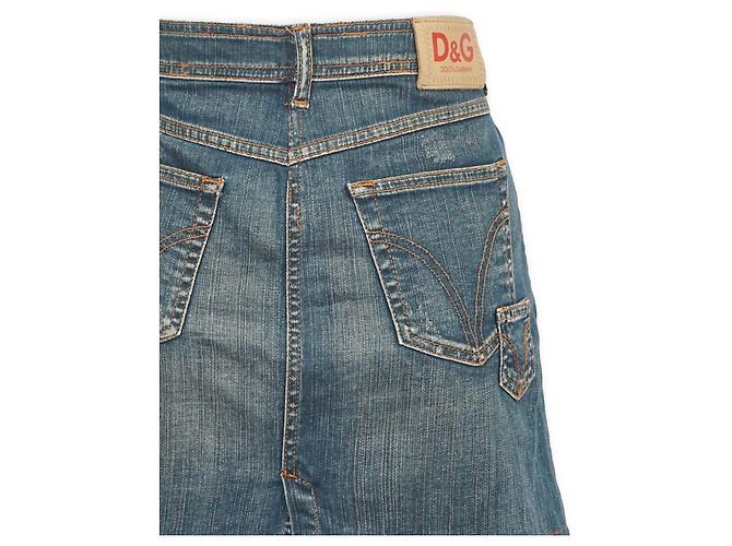 Dolce & Gabbana Falda de denim esencial Dolce Gabbana Azul - vista 6