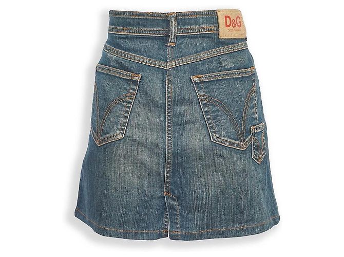 Dolce & Gabbana Falda de denim esencial Dolce Gabbana Azul - vista 8