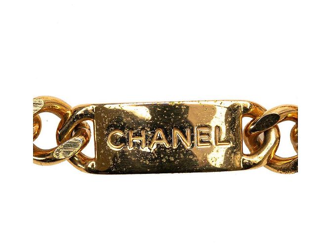 Chanel Cambon Kettengürtel vergoldet Golden Metallisch - Ansicht 4