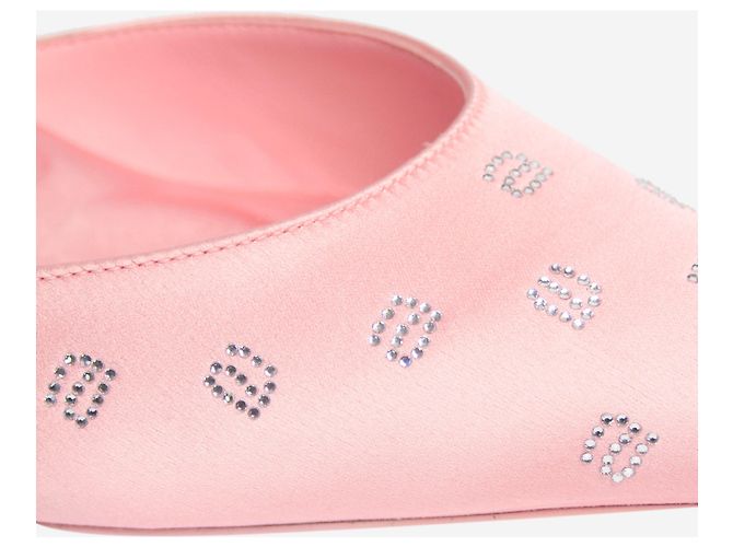 Alexander Wang Pink Delphine 65 Slingback Mules - size EU 38 - view 4