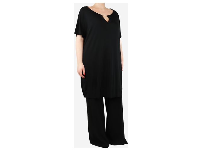 Diane Von Furstenberg Schwarzes Minikleid - Größe M - Ansicht 3