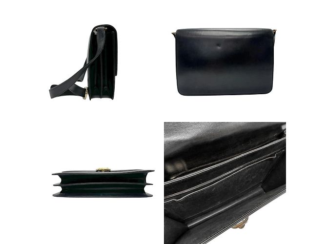 Céline Borsa a spalla in pelle nera Celine - vista 2