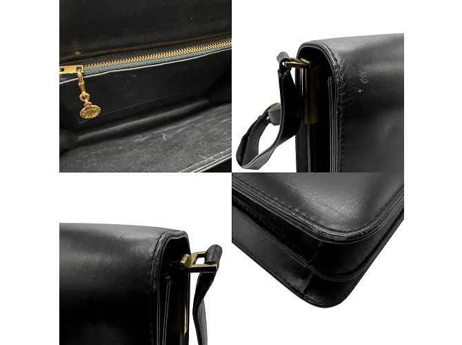 Céline Borsa a spalla in pelle nera Celine - vista 3