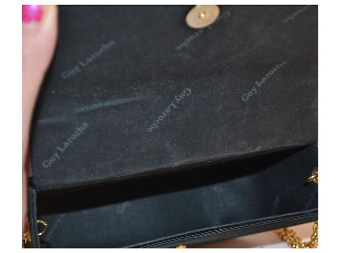 Mini borsa Guy Laroche nera in tela Nero - vista 6