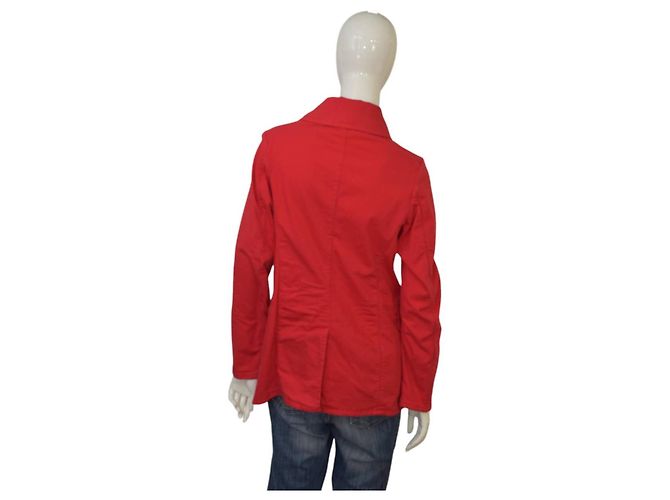 Chaqueta Dsquared2 Roja de Algodón de Doble Botonadura - vista 2