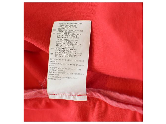Chaqueta Dsquared2 Roja de Algodón de Doble Botonadura - vista 4