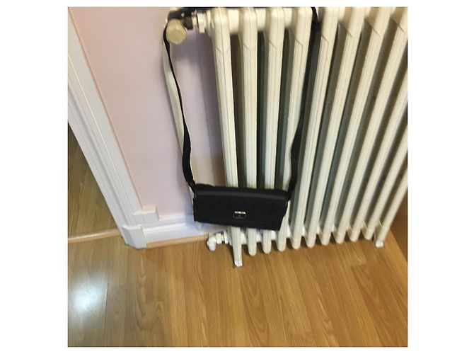 Pochette trapuntata Mauboussin nera in sintetico Nero - vista 2
