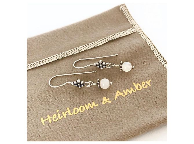Autre Marque Orecchini Eredità & Ambra Silver hardware - vista 2