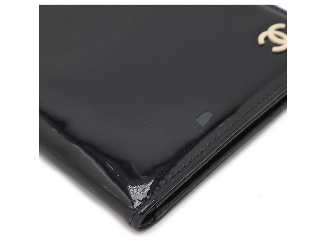 Chanel Passhülle aus Lackleder Schwarz - Ansicht 3
