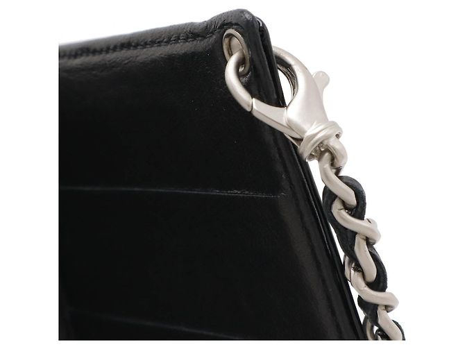 Chanel Passhülle aus Lackleder Schwarz - Ansicht 4