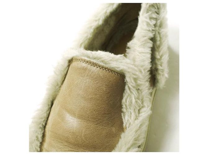 Autre Marque Maison Margiela Leder-Sneaker Beige - Ansicht 6