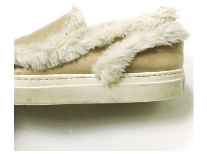 Autre Marque Maison Margiela Leder-Sneaker Beige - Ansicht 8