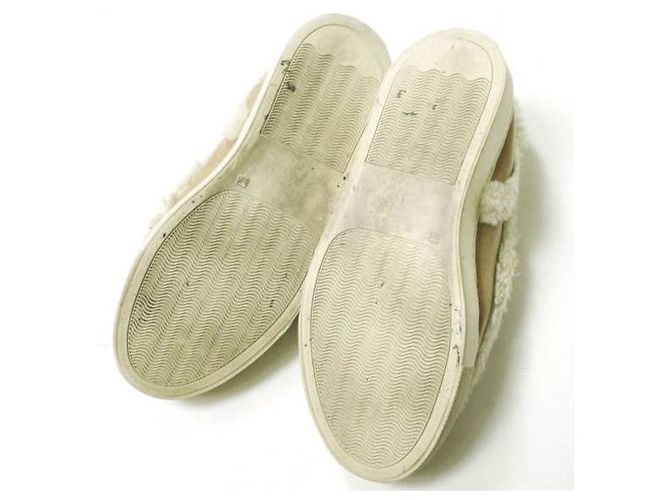 Autre Marque Maison Margiela Leder-Sneaker Beige - Ansicht 9