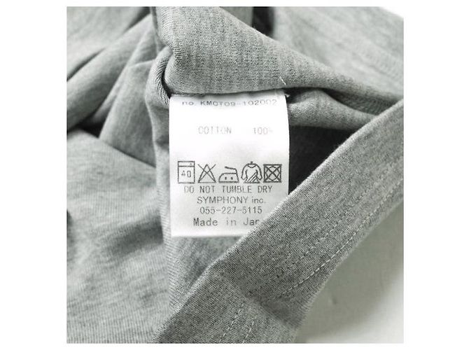 Autre Marque Camiseta Koko Solid com decote em U e mangas 3/4 L Cinza Marrom - vista 7