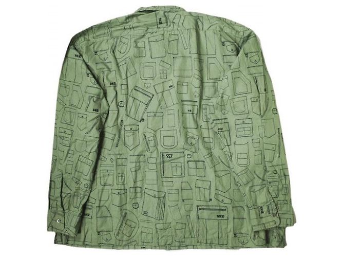 Autre Marque Camisa de bolsillo SSZ BILL Collection M Olive Verde oliva - vista 2