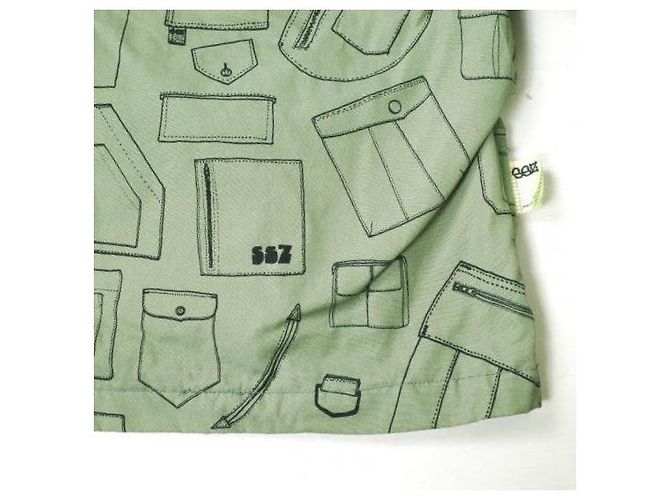Autre Marque Camisa de bolsillo SSZ BILL Collection M Olive Verde oliva - vista 5