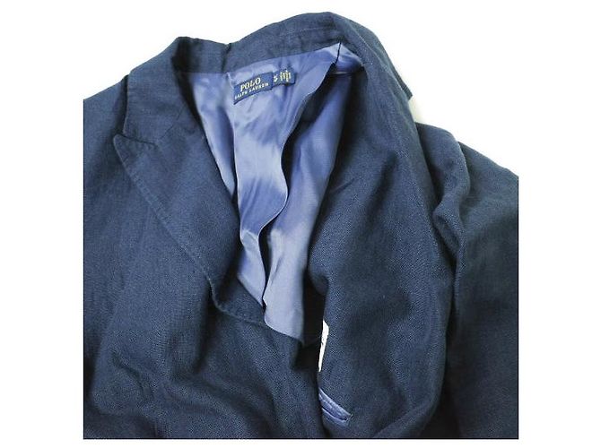 Leinenblazer von Polo Ralph Lauren Blau - Ansicht 8
