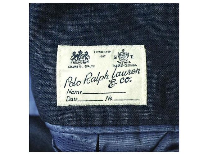 Leinenblazer von Polo Ralph Lauren Blau - Ansicht 9