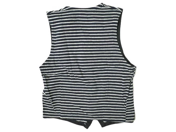 Autre Marque FWK de ENGINEERED GARMENTS Chaleco de jersey de algodón con cuello en V Gris - vista 2