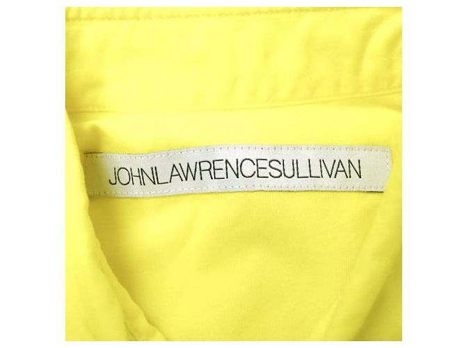 Autre Marque Camicia a maniche corte in cotone JOHN LAWRENCE SULLIVAN Giallo - vista 2