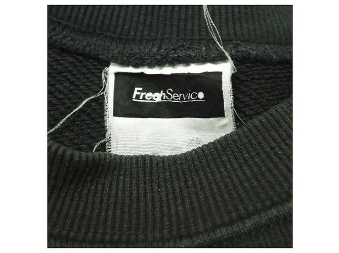 Autre Marque Heavy Oz Rundhals Sweatshirt Schwarz - Ansicht 2