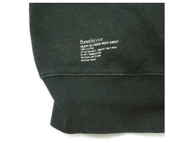 Autre Marque Heavy Oz Rundhals Sweatshirt Schwarz - Ansicht 4