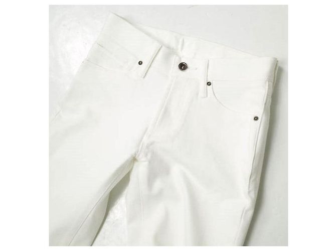 Autre Marque JEANS e-L805 Jeans de algodón elástico ajustados Blanco - vista 3