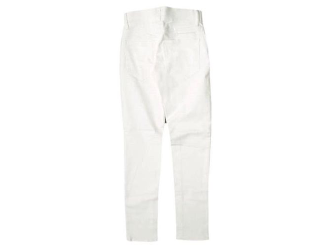 Autre Marque JEANS e-L805 Jeans de algodón elástico ajustados Blanco - vista 2